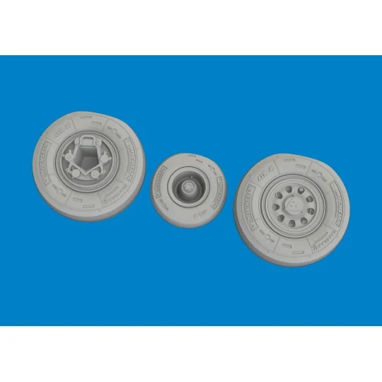 F-35B wheels, 1/72 - Eduard Accessories 672390