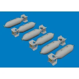 US 500lb bombs PRINT, 1/72 - Eduard Accessories 672394
