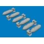 US 500lb bombs PRINT, 1/72 - Eduard Accessories 672394