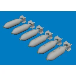 US 500lb bombs PRINT, 1/72 - Eduard Accessories 672394 2
