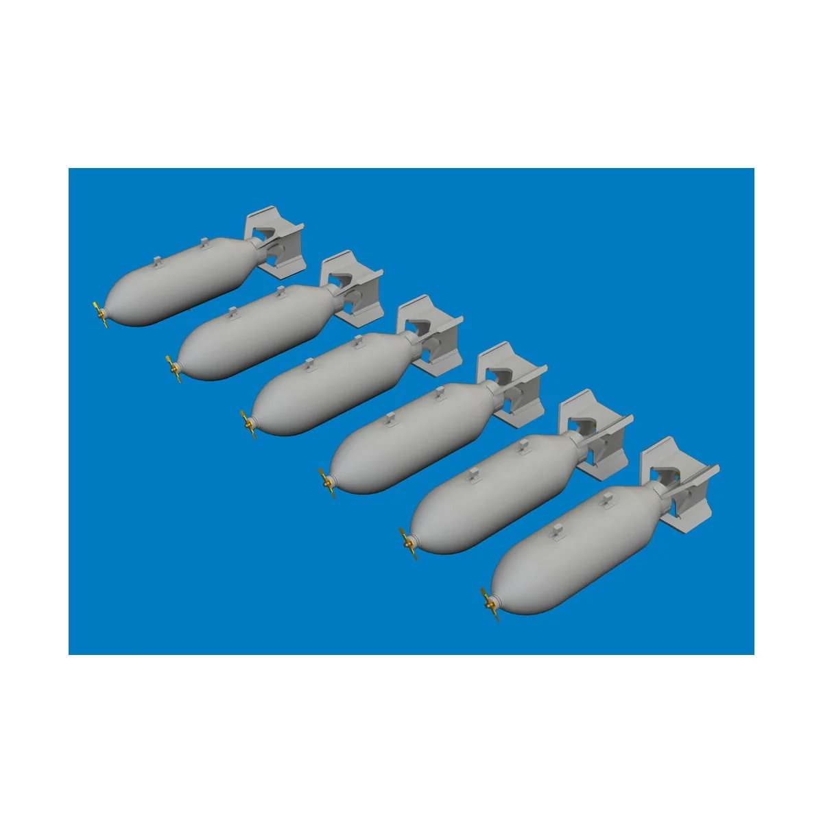 US 500lb bombs PRINT, 1/72 - Eduard Accessories 672394