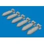 US 500lb bombs PRINT, 1/72 - Eduard Accessories 672394