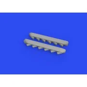 P-51B/C exhausts stacks w/fairing PRINT for ARMA HOBBY, 1/72 - Edua...