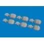 WWII USAAF oxygen cylinder A-4 PRINT, 1/72 - Eduard Accessories 672395