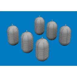 WWII USAAF oxygen tank G-1 PRINT, 1/72 - Eduard Accessories 672397