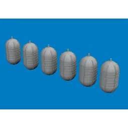 WWII USAAF oxygen tank G-1 PRINT, 1/72 - Eduard Accessories 672397 2