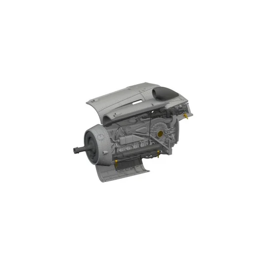 Bf 109G-10 Erla engine PRINT EDUARD, 1/72 - Eduard Accessories 672402