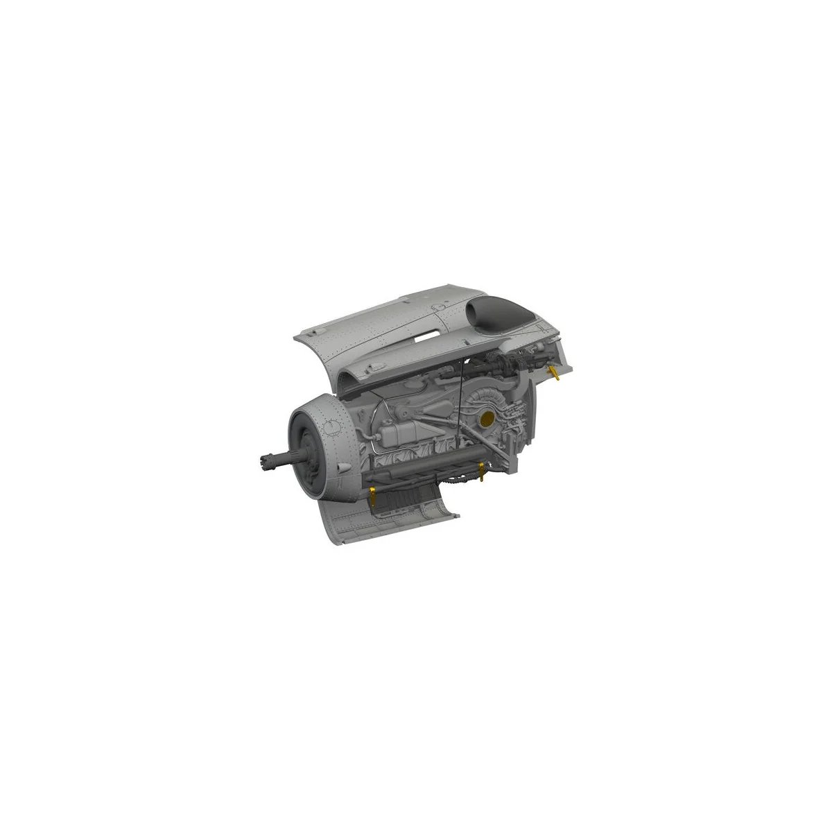 Bf 109G-10 Erla engine PRINT EDUARD, 1/72 - Eduard Accessories 672402