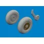 Spitfire Mk.V wheels TAMIYA, 1/72 - Eduard Accessories 672407
