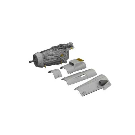 Bf 109G-10 Erla engine PRINT EDUARD, 1/72 - Eduard Accessories 672402