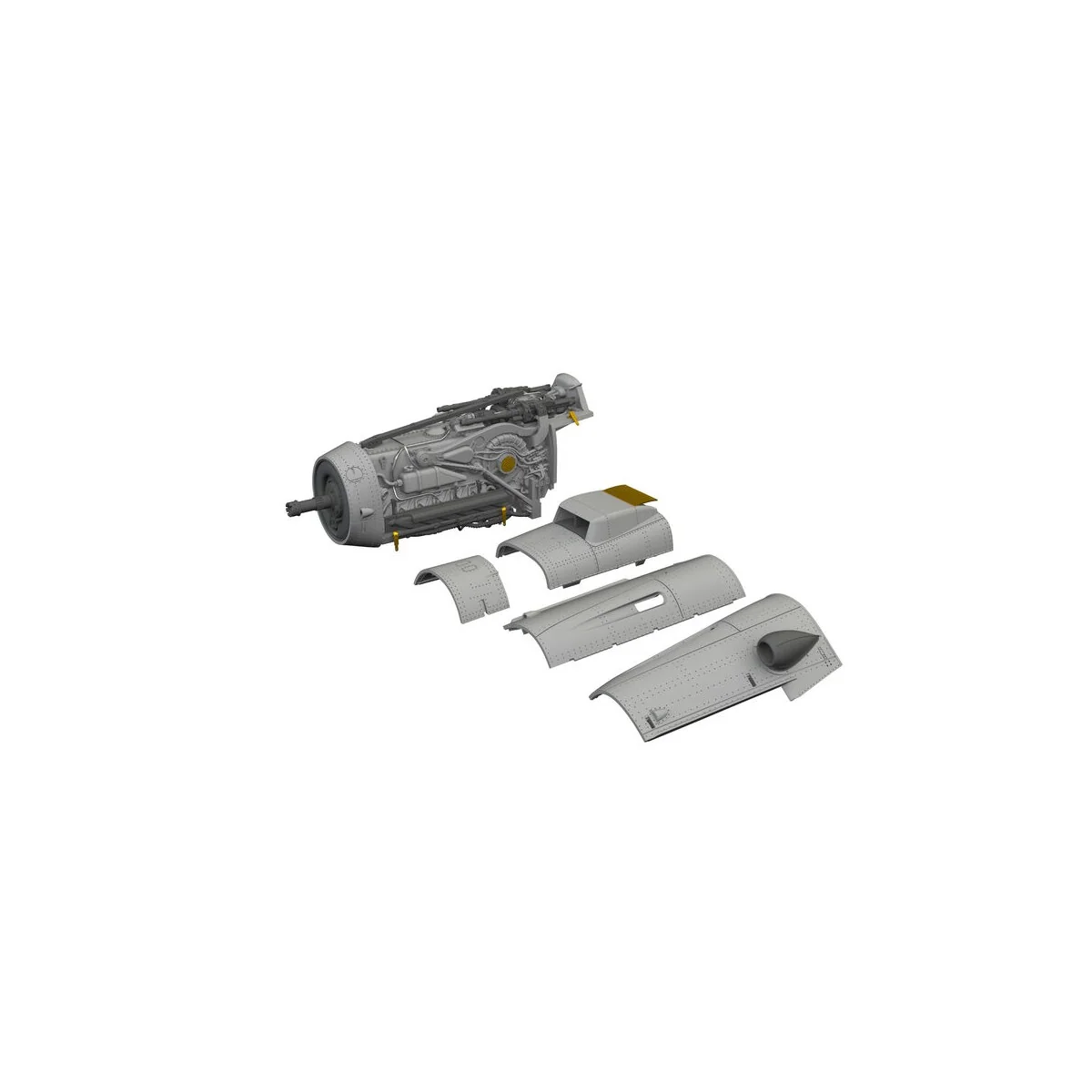 Bf 109G-10 Erla engine PRINT EDUARD, 1/72 - Eduard Accessories 672402