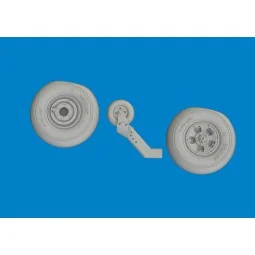 Spitfire Mk.V wheels TAMIYA, 1/72 - Eduard Accessories 672407 2