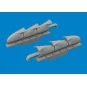 Spitfire Mk.V three-stacks exhaust fishtail PRINT TAMIYA, 1/72 - Ed...