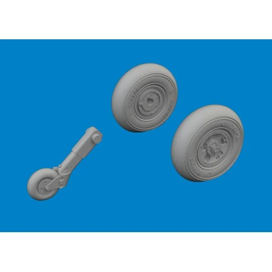 Spitfire Mk.I/II/V wheels for IBG, 1/72 - Eduard Accessories 672424