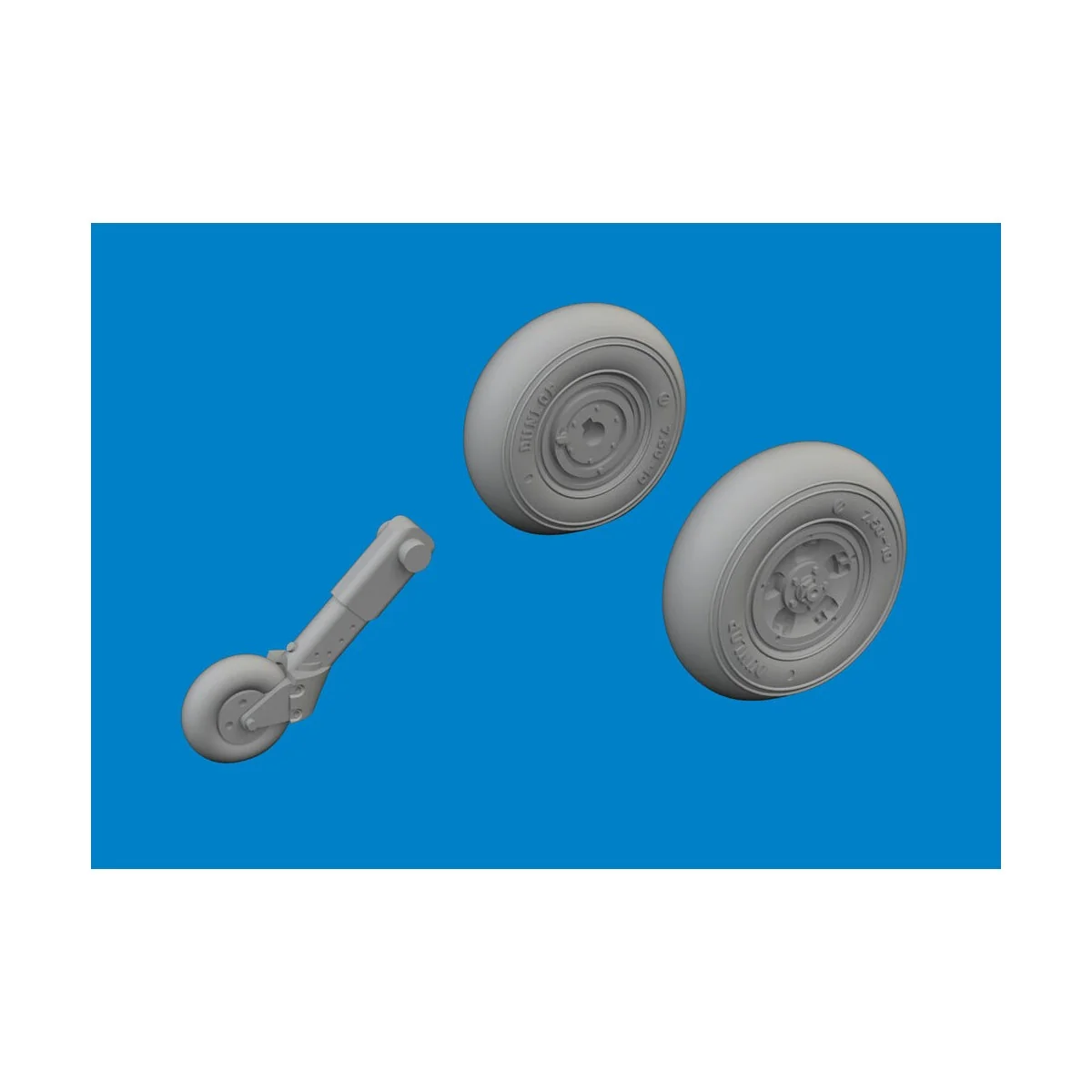 Spitfire Mk.I/II/V wheels for IBG, 1/72 - Eduard Accessories 672424