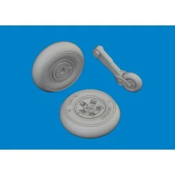 Spitfire Mk.I/II/V wheels for IBG, 1/72 - Eduard Accessories 672424 2