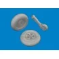 Spitfire Mk.I/II/V wheels for IBG, 1/72 - Eduard Accessories 672424