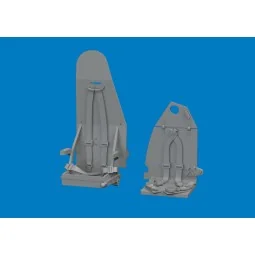 Mosquito seats w/ integral belts PRINT for Special Hobby, 1/72 - Ed... 2