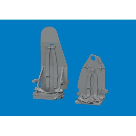 Mosquito seats w/ integral belts PRINT for Special Hobby, 1/72 - Ed...