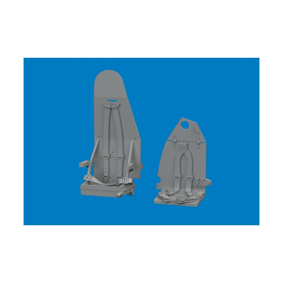 Mosquito seats w/ integral belts PRINT for Special Hobby, 1/72 - Ed...