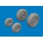 F-35C wheels for Tamiya, 1/72 - Eduard Accessories 672429