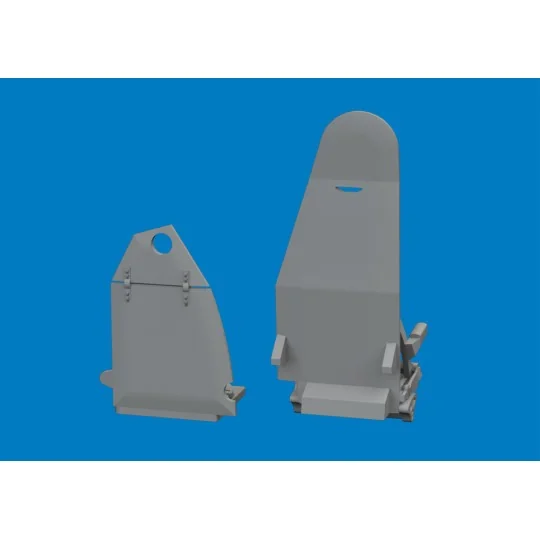 Mosquito seats w/ integral belts PRINT for Special Hobby, 1/72 - Ed...