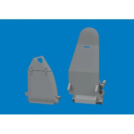 Mosquito seats w/ integral belts PRINT for Special Hobby, 1/72 - Ed...