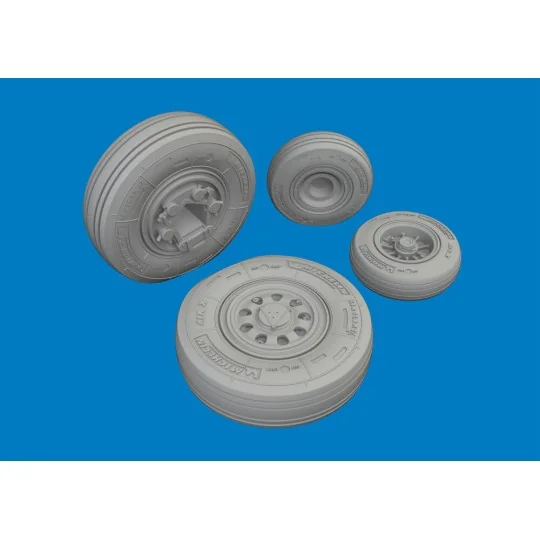 F-35C wheels for Tamiya, 1/72 - Eduard Accessories 672429