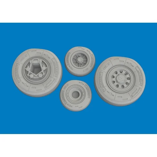 F-35C wheels for Tamiya, 1/72 - Eduard Accessories 672429