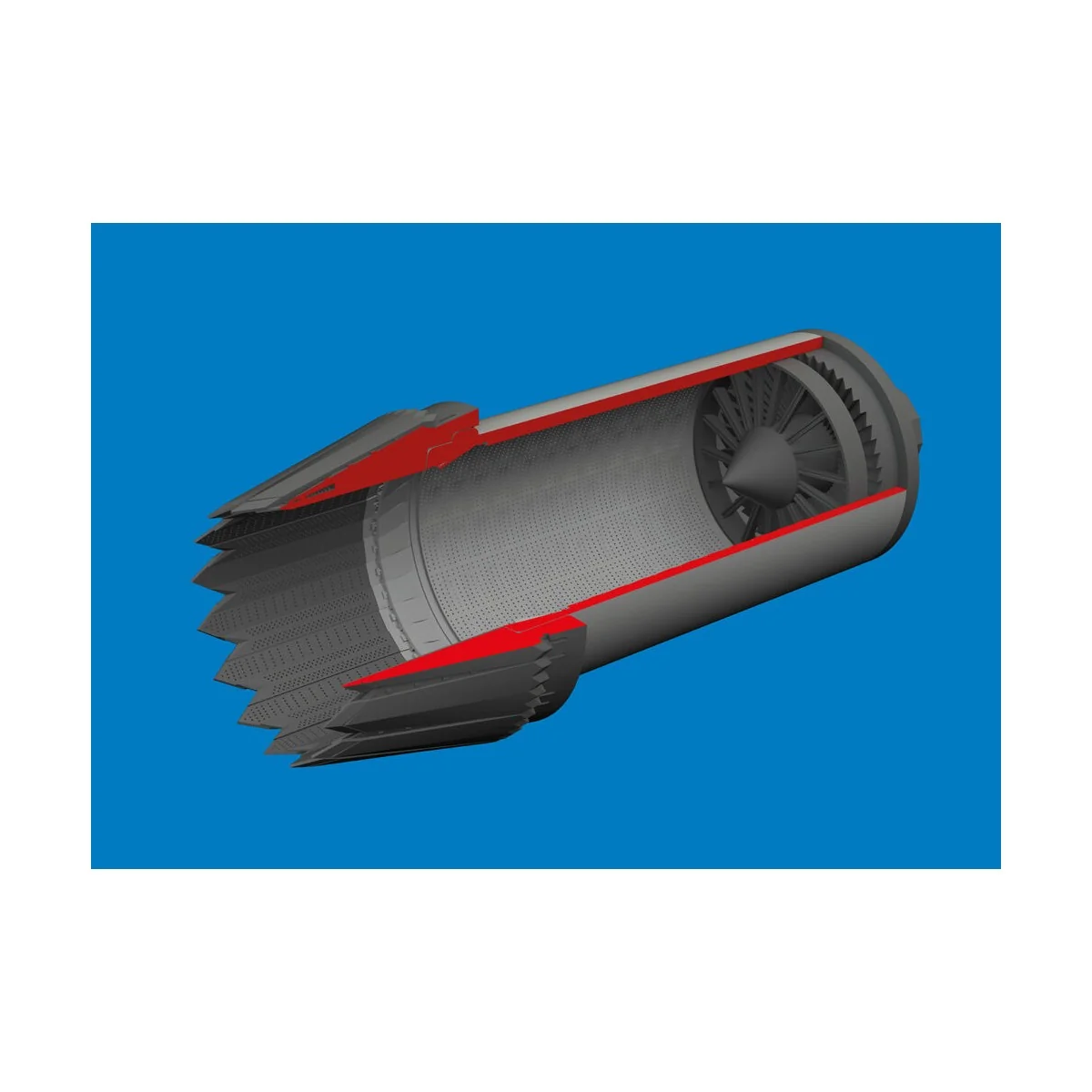 F-35C exhaust nozzle PRINT for Tamiya, 1/72 - Eduard Accessories 67...