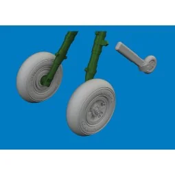 Spitfire Mk.V wheels for Eduard, 1/72 - Eduard Accessories 672434 2