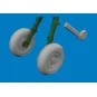 Spitfire Mk.V wheels for Eduard, 1/72 - Eduard Accessories 672434