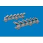 Spitfire Mk.V six-stacks exhaust fishtail PRINT for Eduard, 1/72 - ...