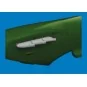 Spitfire Mk.V three-stacks exhaust rounded PRINT for Eduard, 1/72 -...