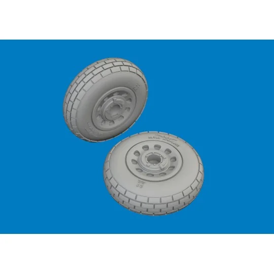 P-51D wheels block tread for Arma Hobby, 1/72 - Eduard Accessories ...