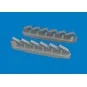 P-51D exhaust stacks PRINT for Arma Hobby, 1/72 - Eduard Accessorie...