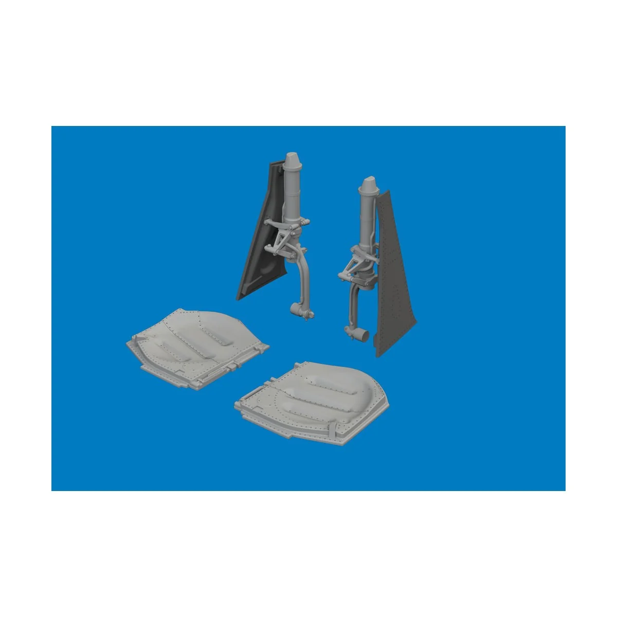 P-51D undercarriage legs PRINT for Arma Hobby, 1/72 - Eduard Access...
