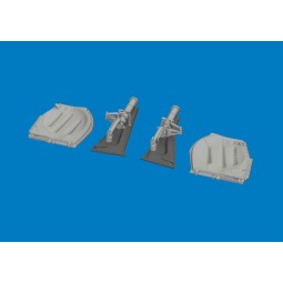 P-51D undercarriage legs PRINT for Arma Hobby, 1/72 - Eduard Access... 2