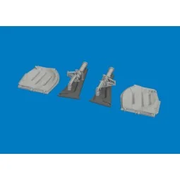 P-51D undercarriage legs PRINT for Arma Hobby, 1/72 - Eduard Access... 2