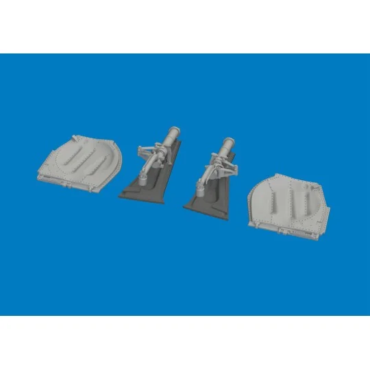 P-51D undercarriage legs PRINT for Arma Hobby, 1/72 - Eduard Access...