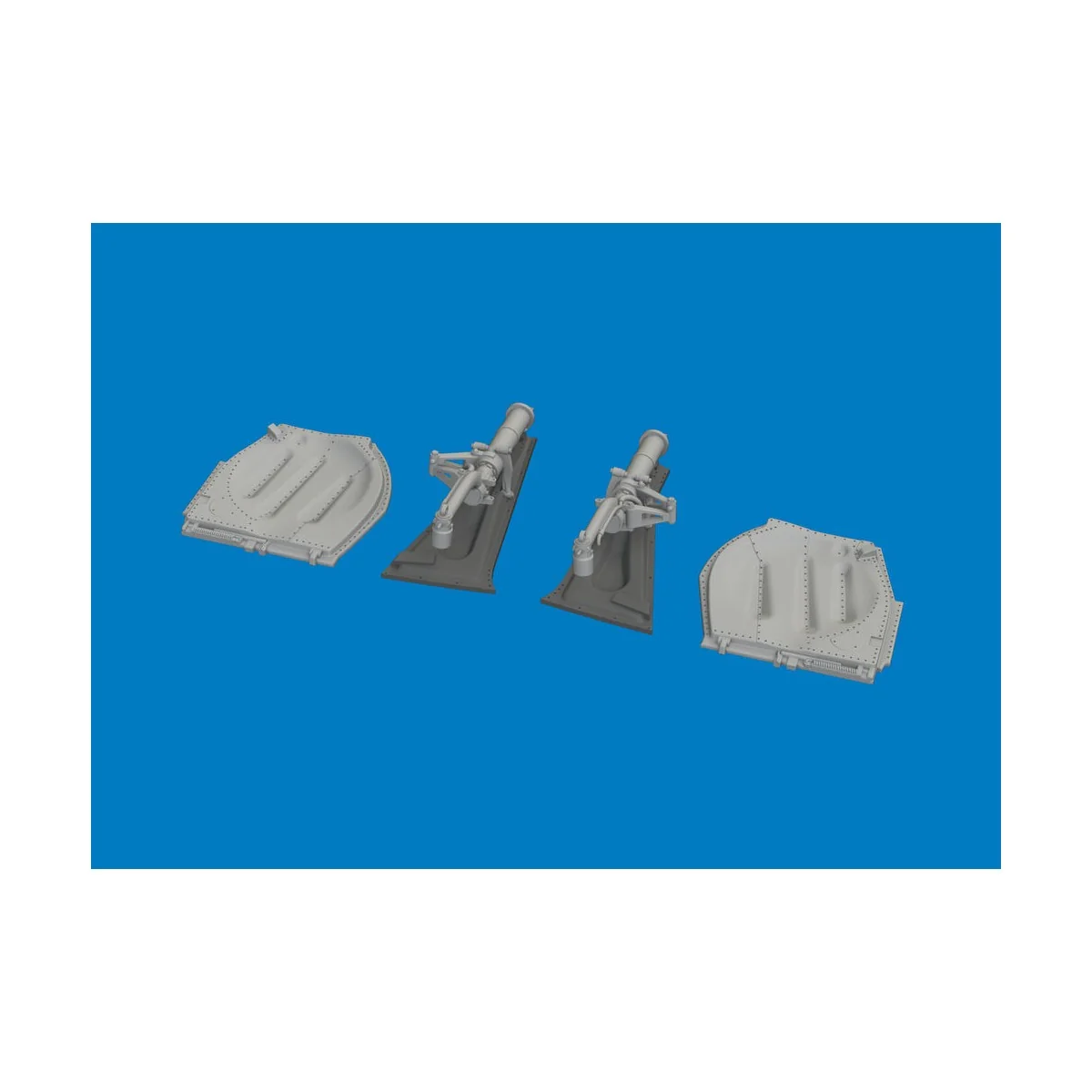 P-51D undercarriage legs PRINT for Arma Hobby, 1/72 - Eduard Access...
