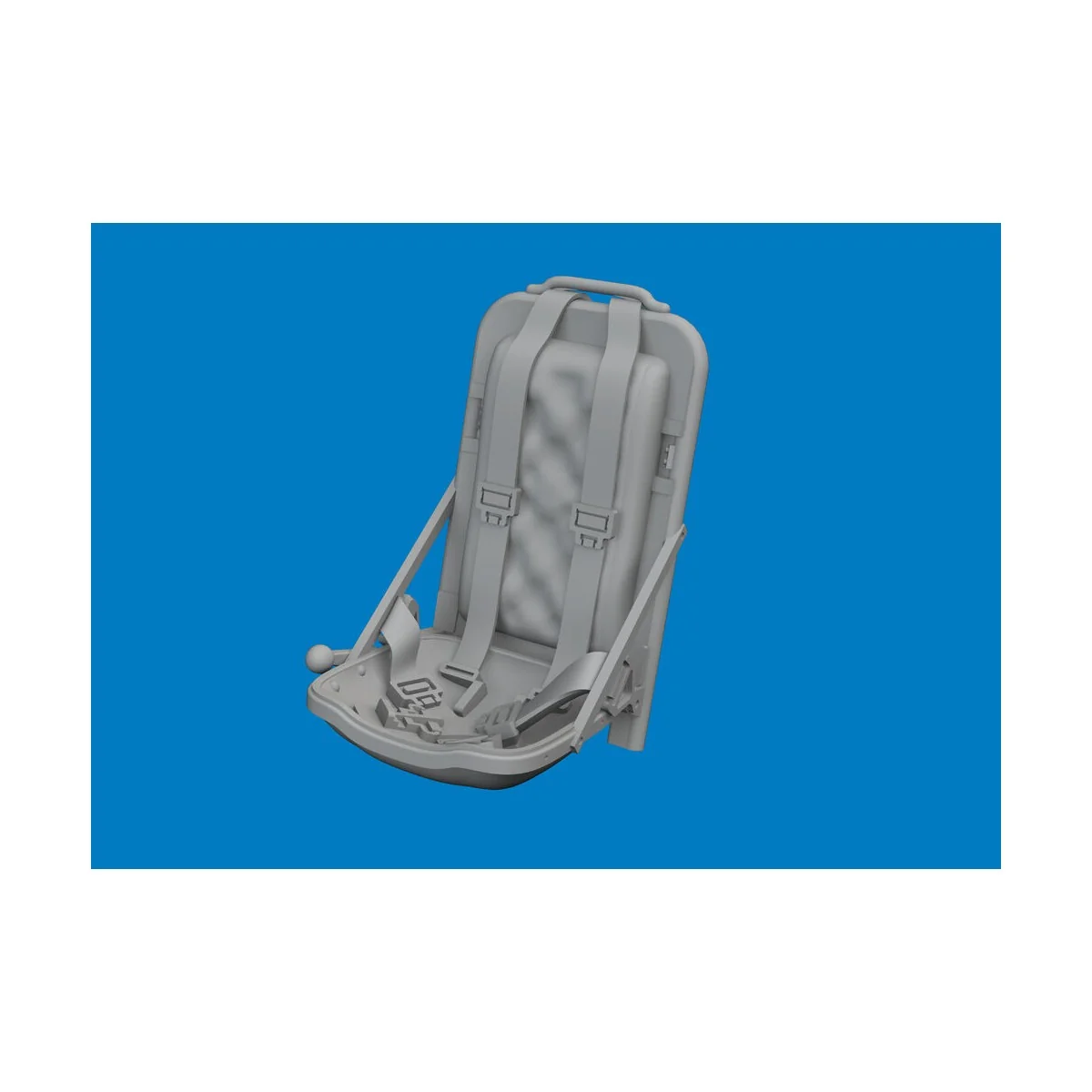 P-51D seat w/ integral seat belts PRINT for Arma Hobby, 1/72 - Edua...