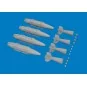 GBU-31 (V)1/B JDAM PRINT, 1/72 - Eduard Accessories 672453