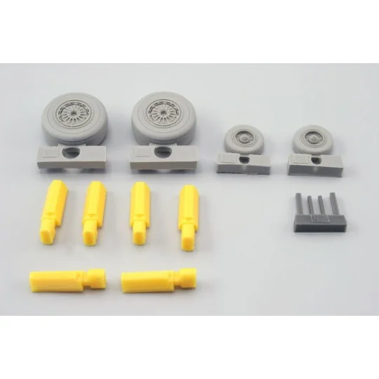 F-4C/D/E/F/G wheels for Tamiya, 1/32 - Eduard Accessories 632005