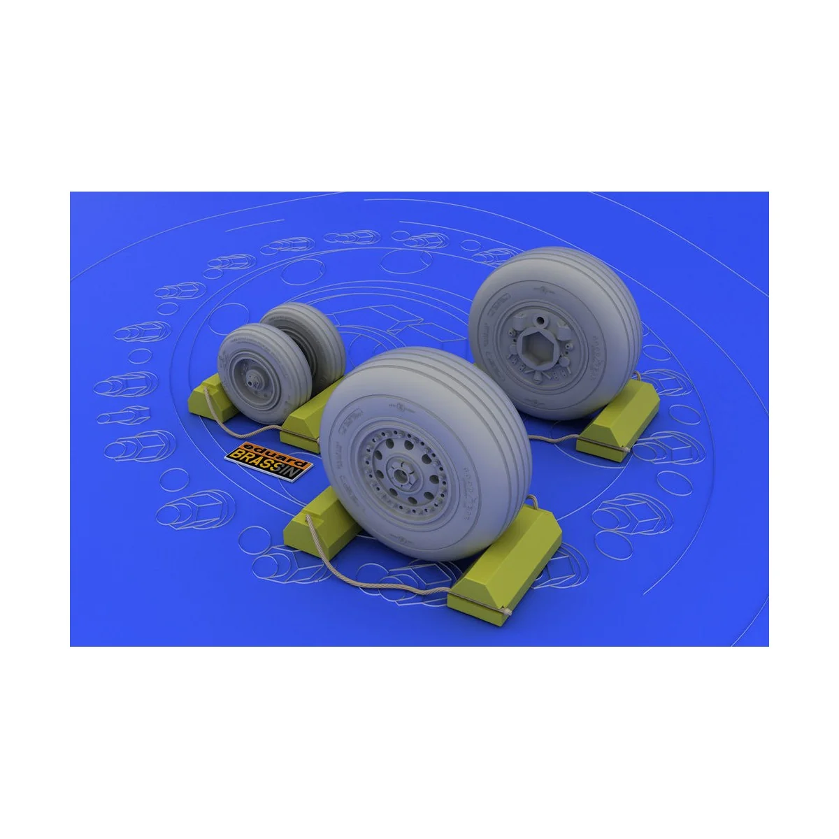 F-4J/S wheels for Tamiya, 1/32 - Eduard Accessories 632006