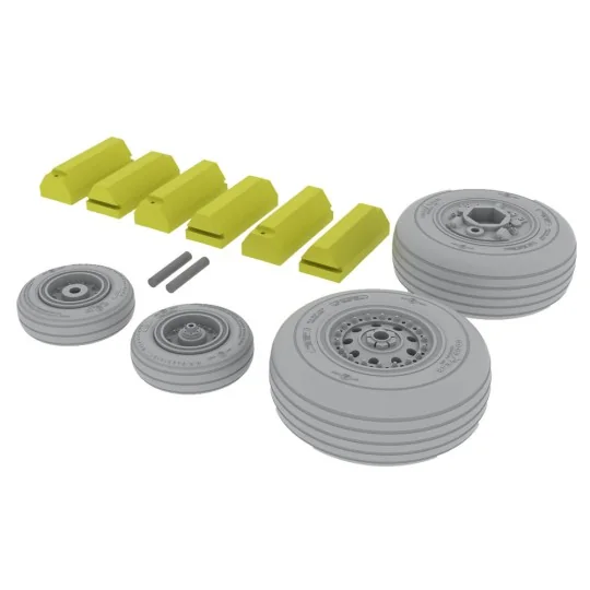 F-4J/S wheels for Tamiya, 1/32 - Eduard Accessories 632006