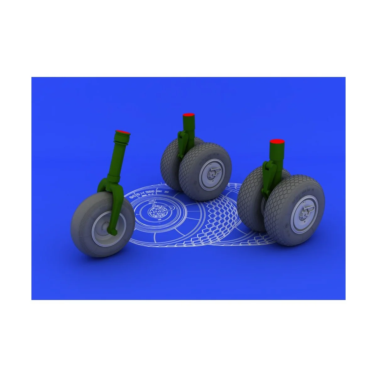 He 219 wheels for Revell, 1/32 - Eduard Accessories 632016