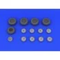 He 219 wheels for Revell, 1/32 - Eduard Accessories 632016