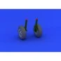 F4U-1 wheels for Tamiya, 1/32 - Eduard Accessories 632019