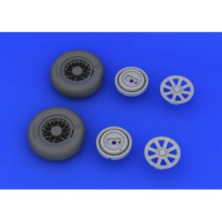 F4U-1 wheels for Tamiya, 1/32 - Eduard Accessories 632019